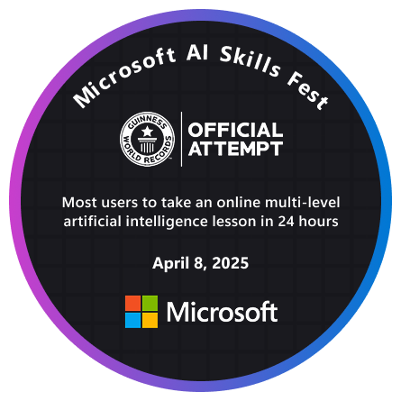 Microsoft AI Skills Fest GWR Attempt