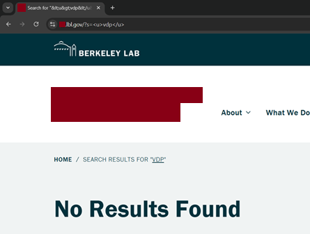 LBNL Underlined Search