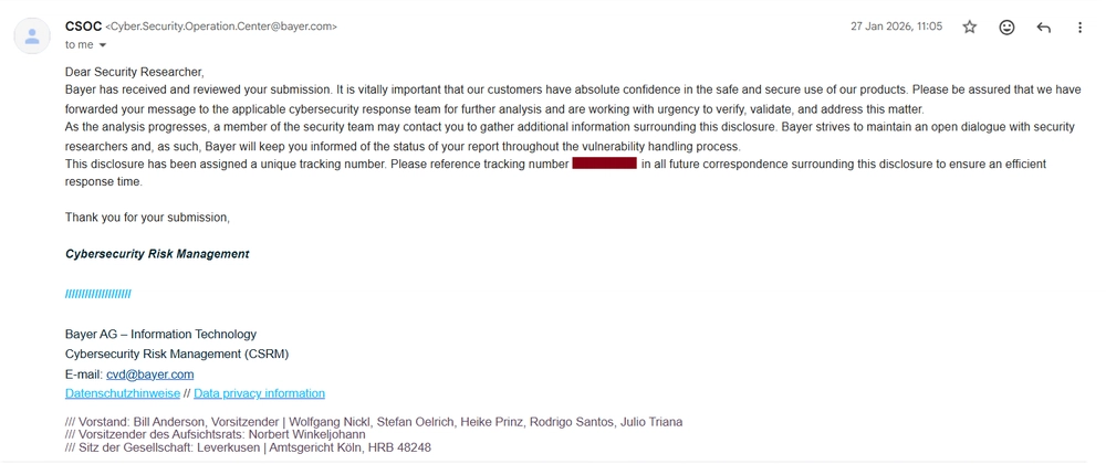 Bayer Email 1