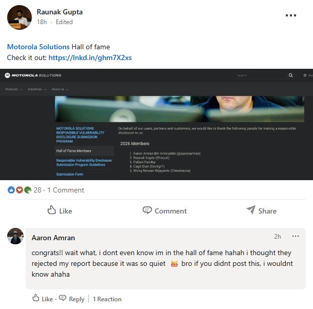 LinkedIn Post