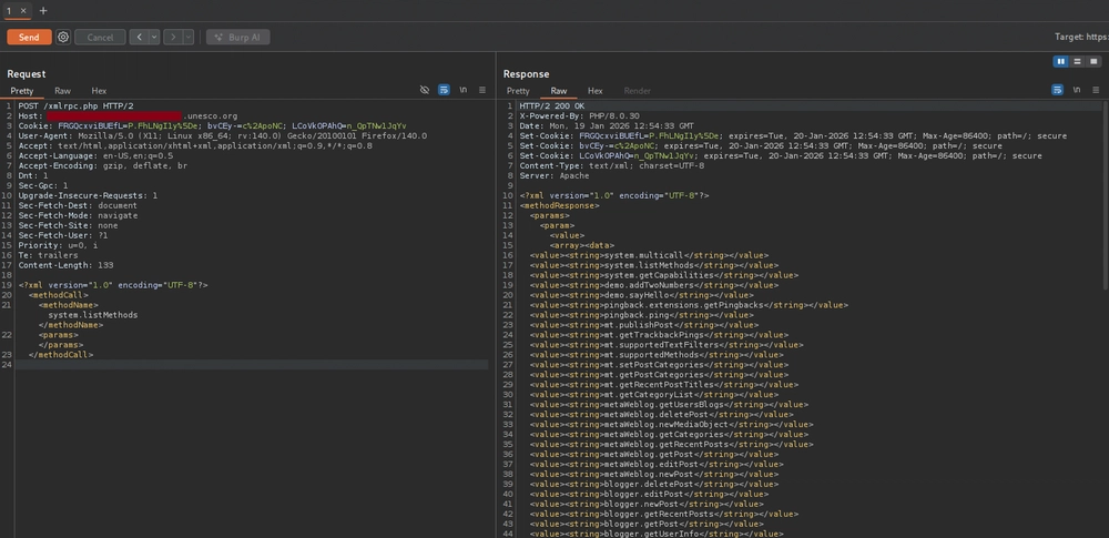 XML-RPC POST