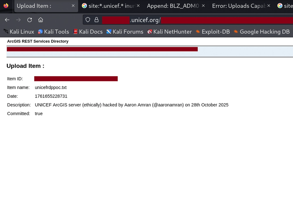 Successful Upload