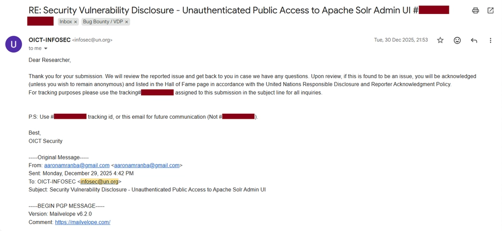 OICT Infosec Email 1