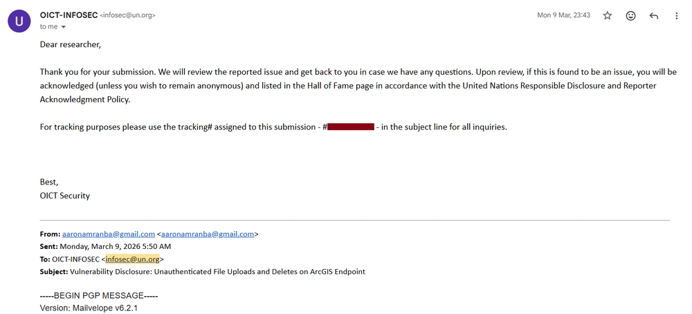 OICT Infosec Email 3