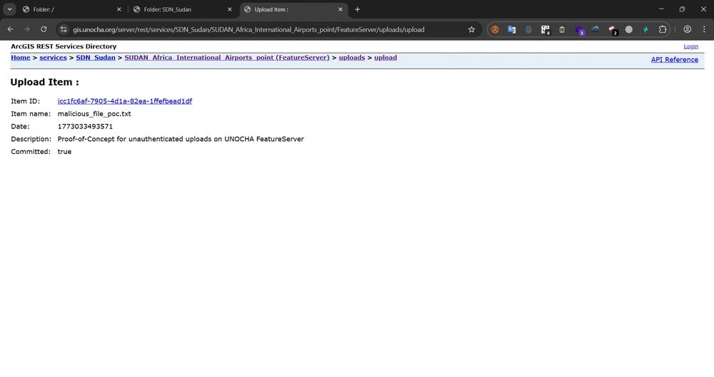 Upload Malicious Item PoC