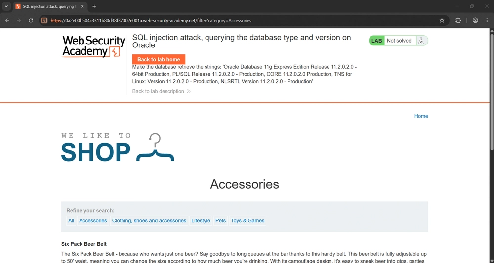 SQL Injection 5